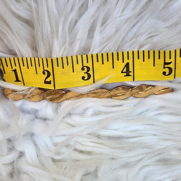 Vintage brass brooch/ hair clip - Picture 5 of 5